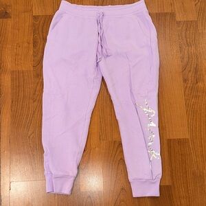 PINK Victoria's Secret Light Purple Joggers